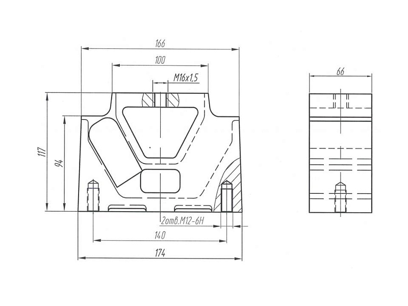 Подушка виброизоляционная