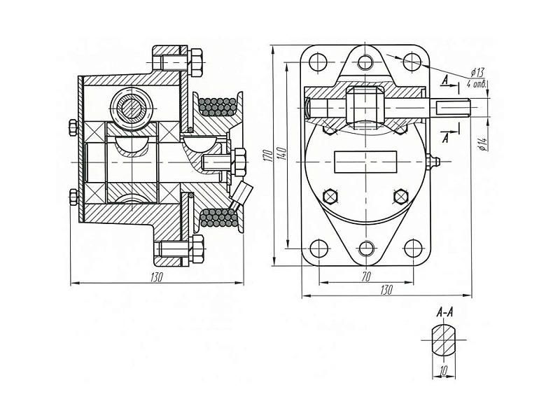 Подъемник запасного колеса