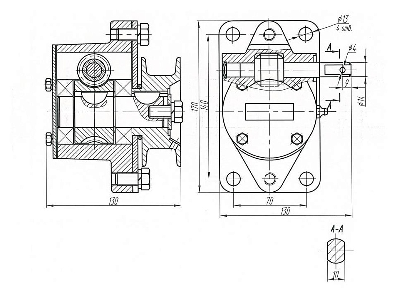 Подъемник запасного колеса