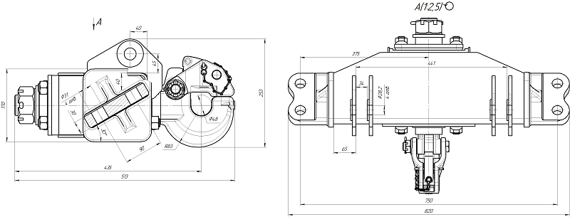 Крюк гидрофицированный
